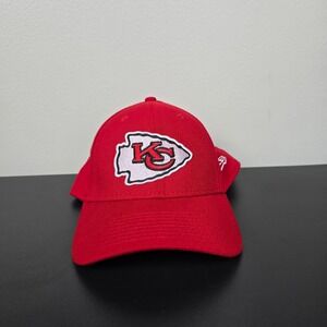Kansas City Chiefs Hat Cap Mens M/L Large Red Logo New Era 39Thirty NFL Football